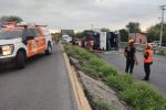 Foto ilustrativa de la nota titulada: Mueren 11 personas tras volcadura de autobús en Hualahuises, NL