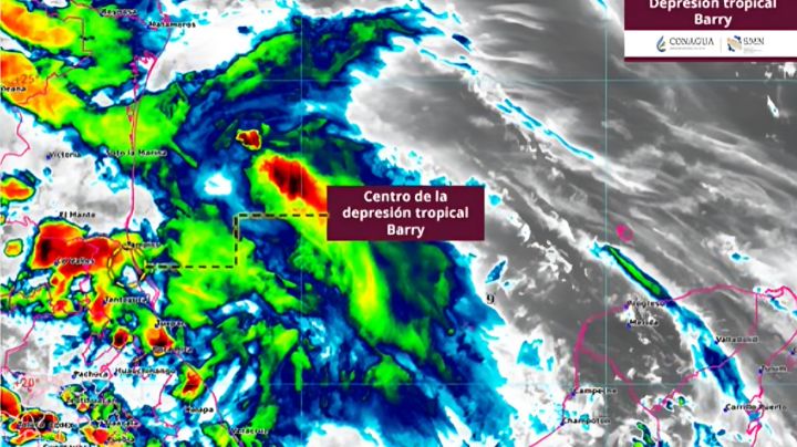 Tormenta tropical Barry mantiene en alerta a Nuevo León y Tamaulipas