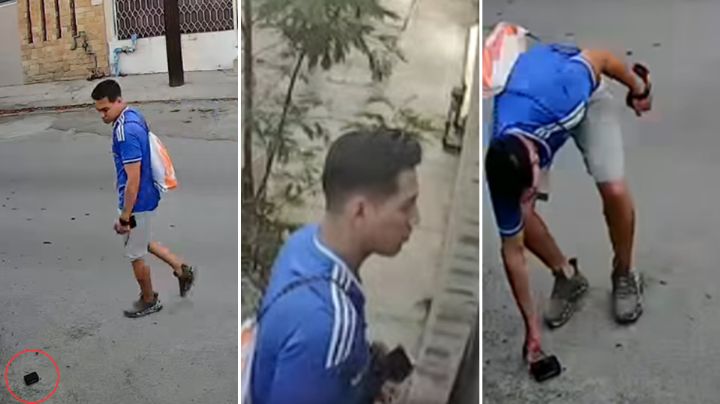 Joven de Monterrey es ‘ángel’ para vecino; halla cartera y la entrega a su dueño