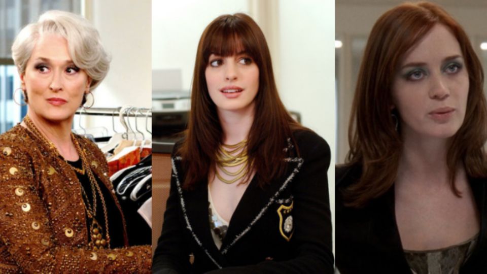 Meryl Streep, Anne Hathaway y Emily Blunt.