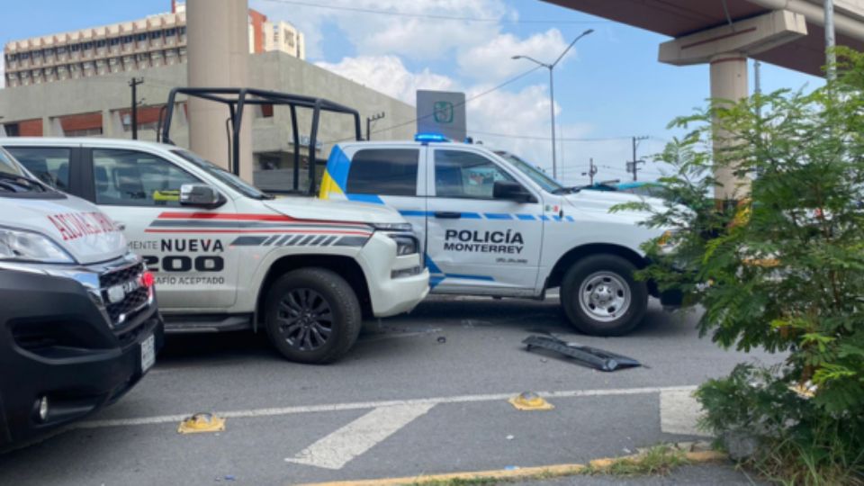 Unidades en el percance.