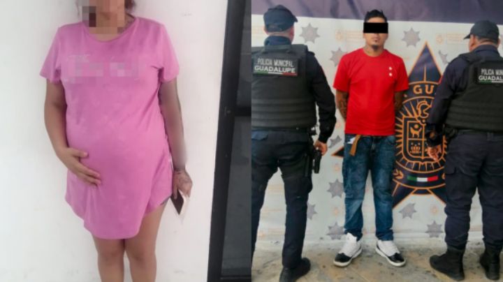 Mujer embarazada de 8 meses logra escapar de su esposo que la amenazaba con un cuchillo en NL