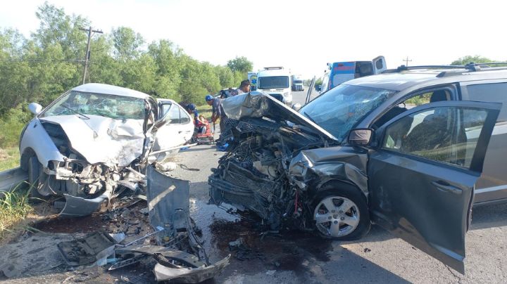 Choque entre dos vehículos en General Bravo, NL; deja 2 muertos y 3 lesionados
