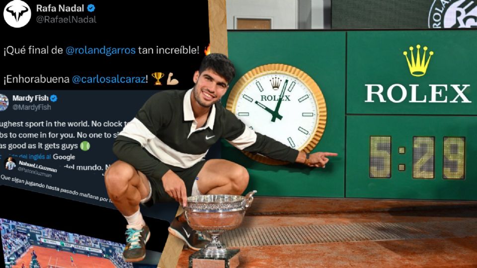 Carlos Alcaraz recibe el reconocimiento de deportistas de élite tras su inolvidable victoria en Roland Garros.