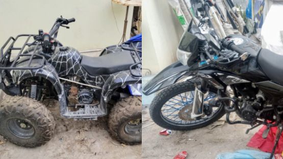 Catean inmueble y aseguran drogas y 2 motocicletas, en Monterrey