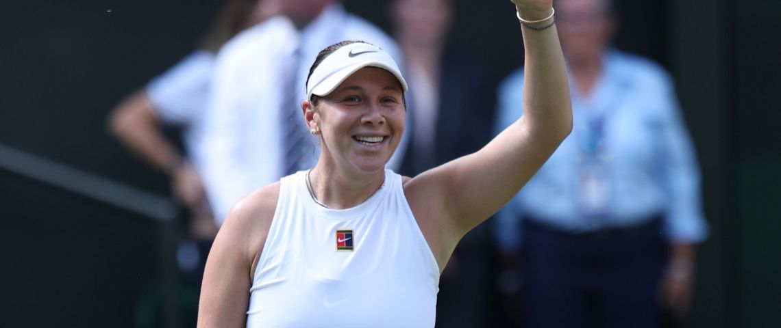 Anisimova sorprende a Sabalenka y jugará su primera Final de Wimbledon
