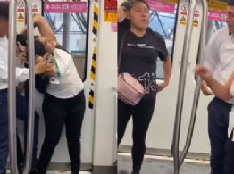 Video: Pelea entre mujeres en vagón rosa del Metro de Monterrey causa revuelo
