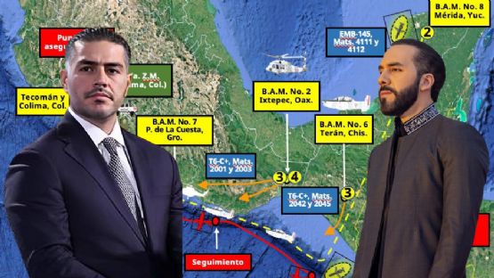 García Harfuch y Bukele chocan en redes por origen de avioneta cargada de droga