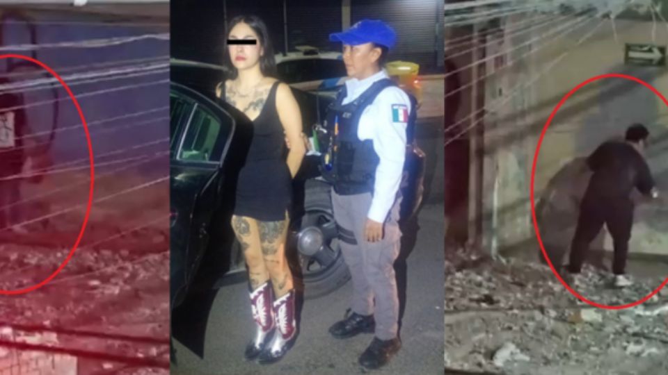 Detienen a jóvenes por hacer grafitis en el Centro de Monterrey