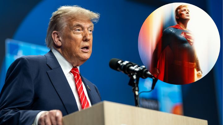 La Casa Blanca publica imagen de Donald Trump disfrazado de Superman