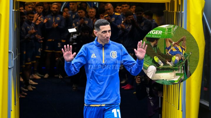 Ángel Di María debuta con gol y lesión en Rosario Central tras 18 años fuera del futbol argentino