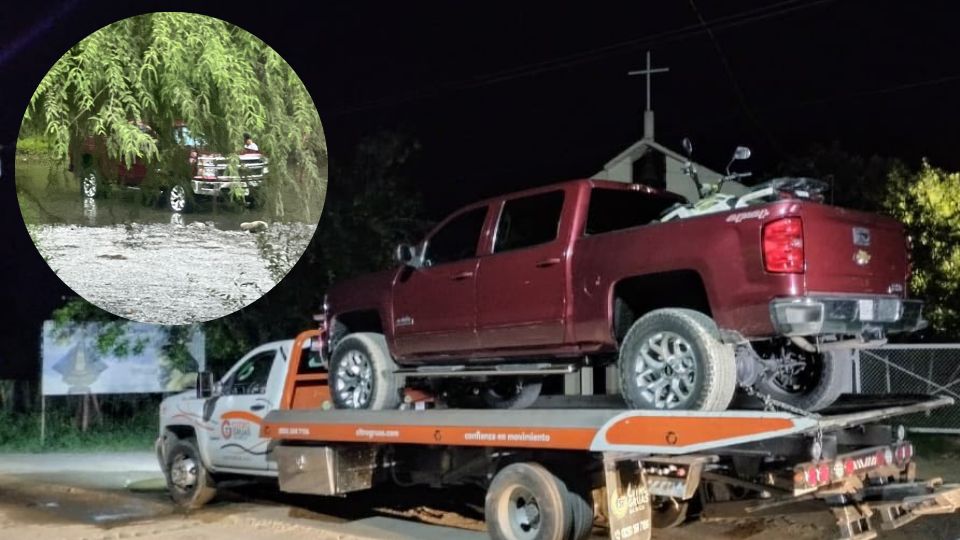 Camioneta asegurada por autoridades de Allende | Facebook / Lalo Leal