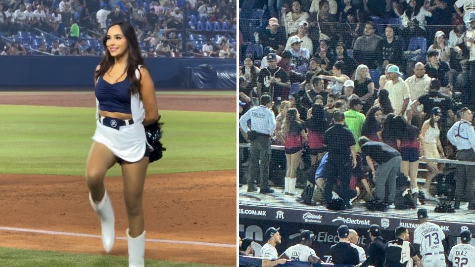 Porrista de Sultanes recibe batazo accidental; este es su estado de salud
