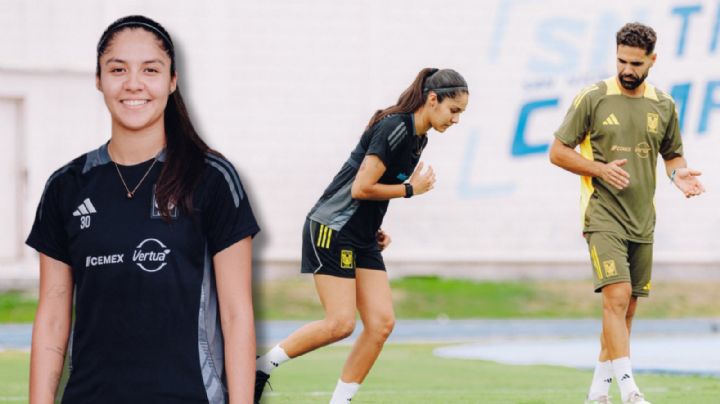 Reaparece Allison González en entrenamiento de Tigres Femenil