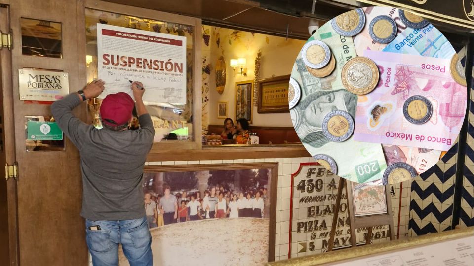 Suspende Profeco restaurante por cobro de propina | X / @Profeco