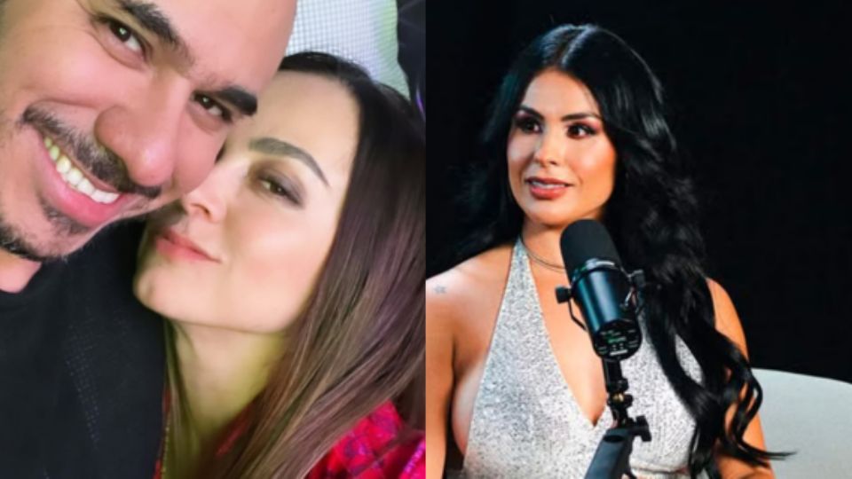 Alex Montiel, su esposa Dana Arizu y Fabiola Martínez.