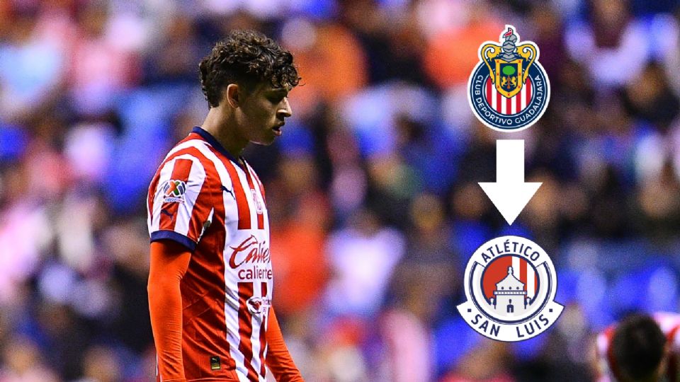 El extremo de 18 años llega a San Luis a préstamo con opción de compra, tras no consolidarse en el primer equipo de Chivas.