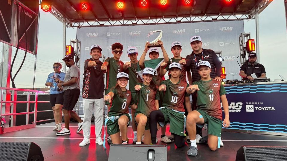 El equipo Tornados, formado por talento juvenil regio, hizo historia en Canton y puso a México en la cima del NFL Flag Championship 2025.