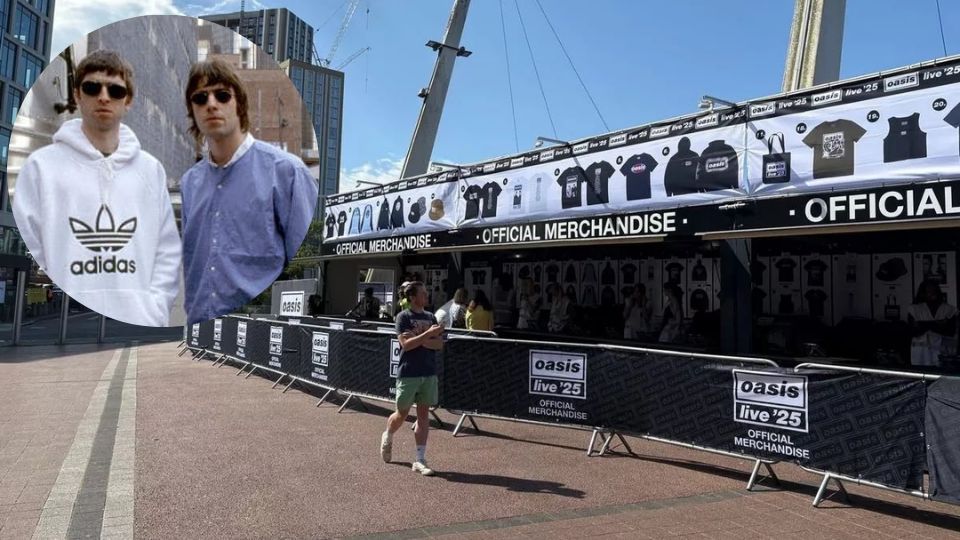 Estos son los precios de la merch oficial de Oasis para su gira mundial 

