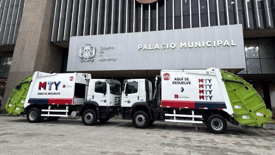 Nuevas unidades se suman a las 70 totales que brindan el servicio de recolección en el municipio de Monterrey.