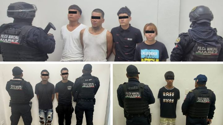 Detienen a 7 personas por posesión de droga en Juárez, Nuevo León