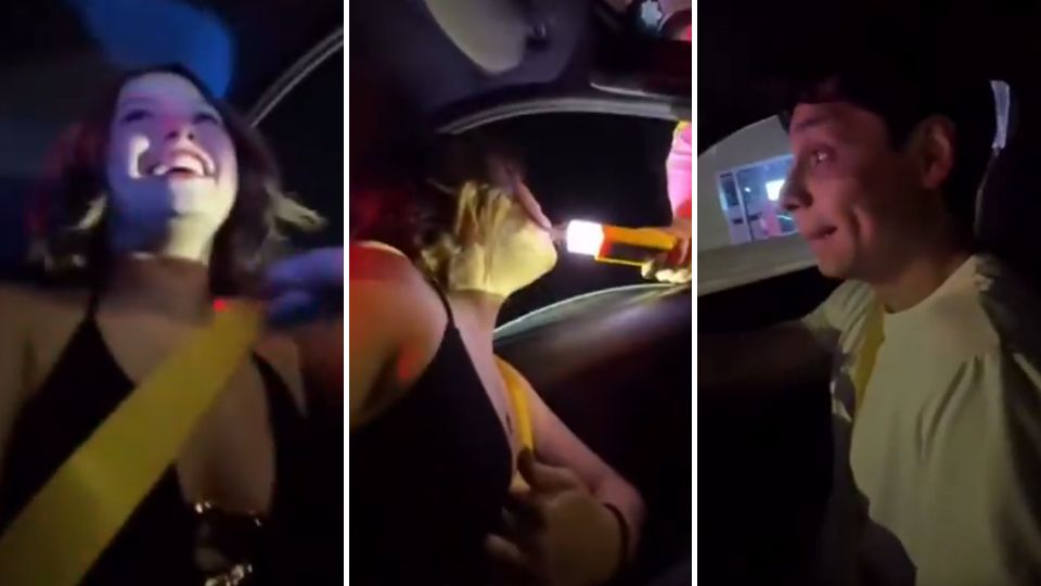Pareja de influencers burlan antialcohólica en Monterrey