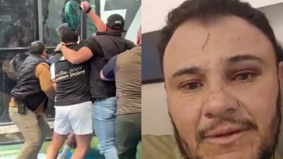 Tras la golpiza, el hombre emitió un mensaje.