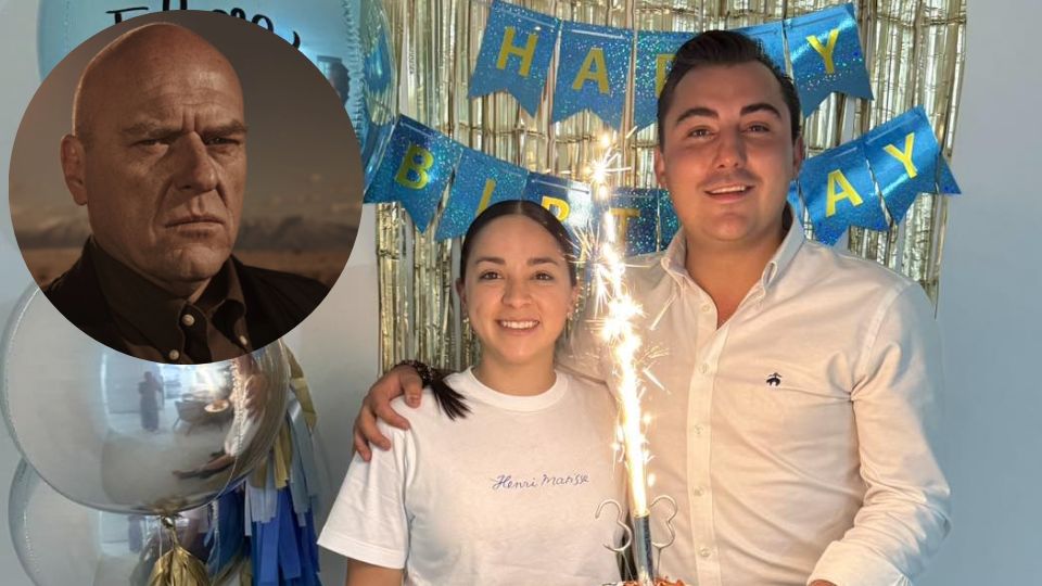 Manuel Guerra es felicitado por actor de Breaking Bad | Facebook / Manuel Guerra Cavazos
