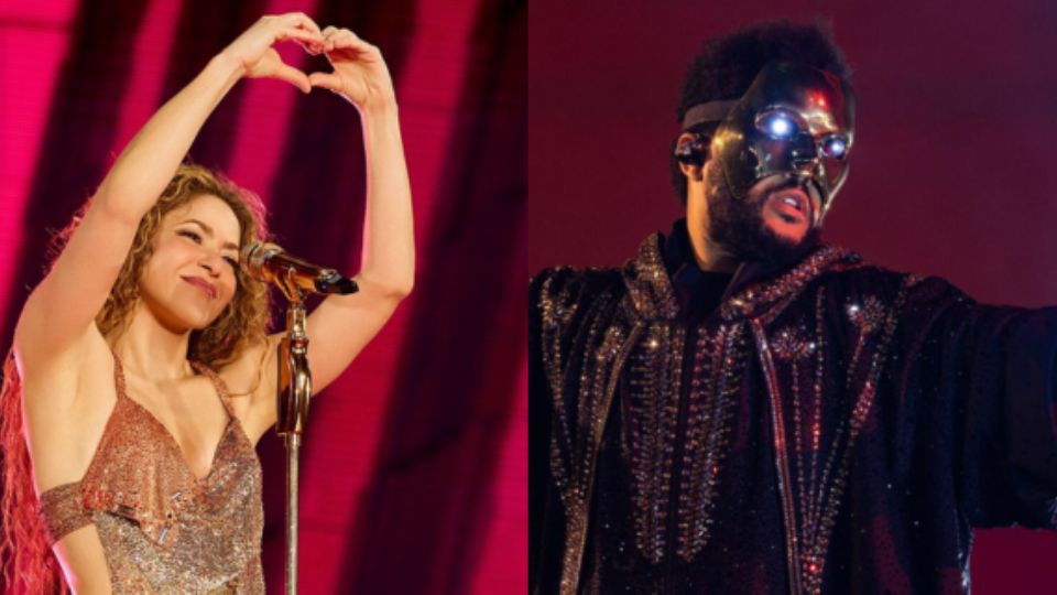 Shakira y The Weeknd.