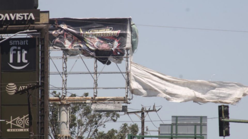 Viento en Nuevo León.