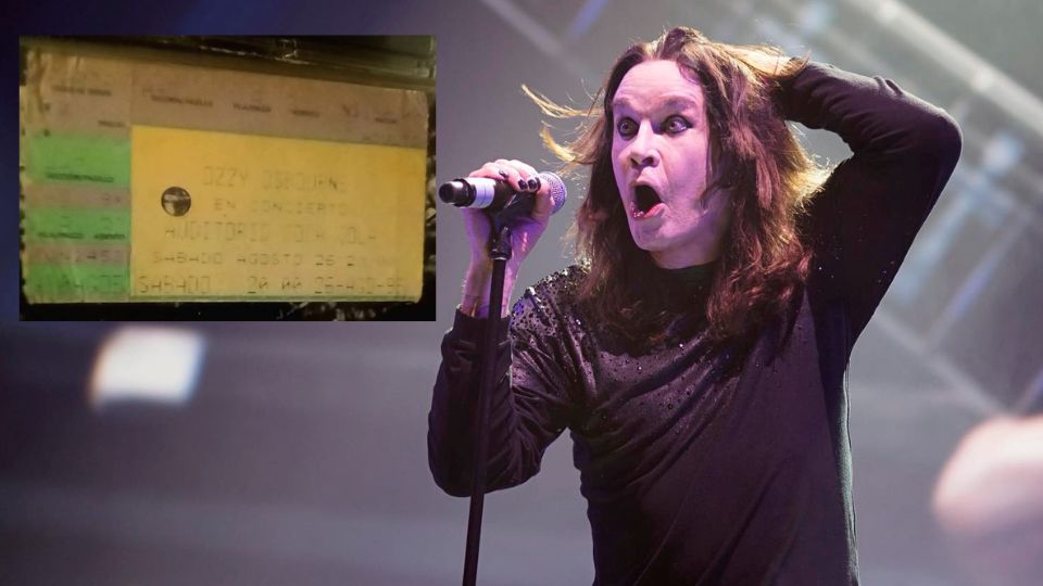 Ozzy Osbourne se presentó en Monterrey el 26 de agosto de 1995 | Facebook / Ozzy Osbourne