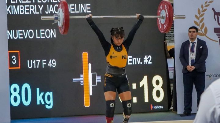 Kimberly Pérez levanta sueños: triple bronce en halterofilia en los Nacionales CONADE