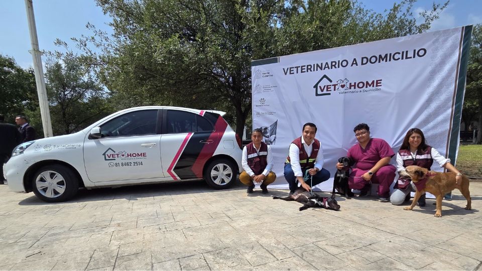 Jesús Nava anuncia servicio gratuito de veterinario a domicilio en Santa Catarina