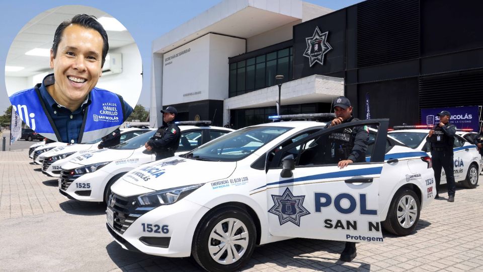 Entrega de patrullas en San Nicolás de los Garza