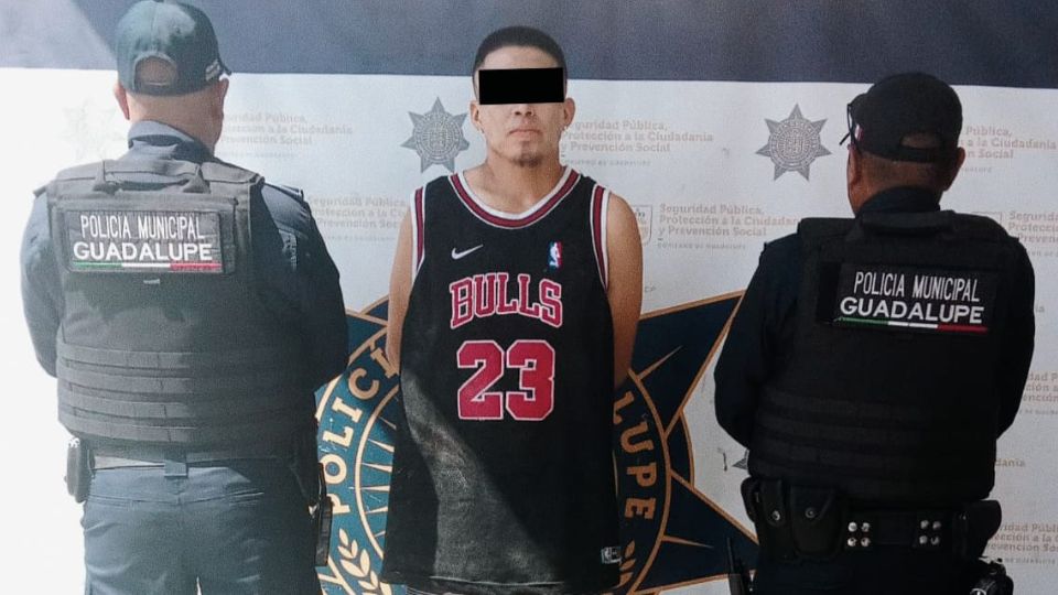 Juan de 27 años fue detenido en Guadalupe