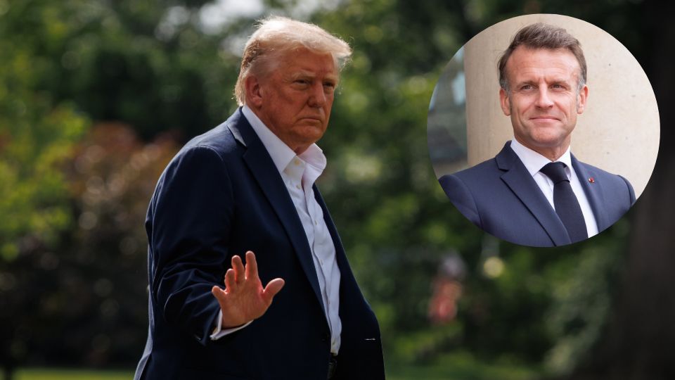 Donald Trump dice que opinión de Macron sobre Palestina 'no importa'