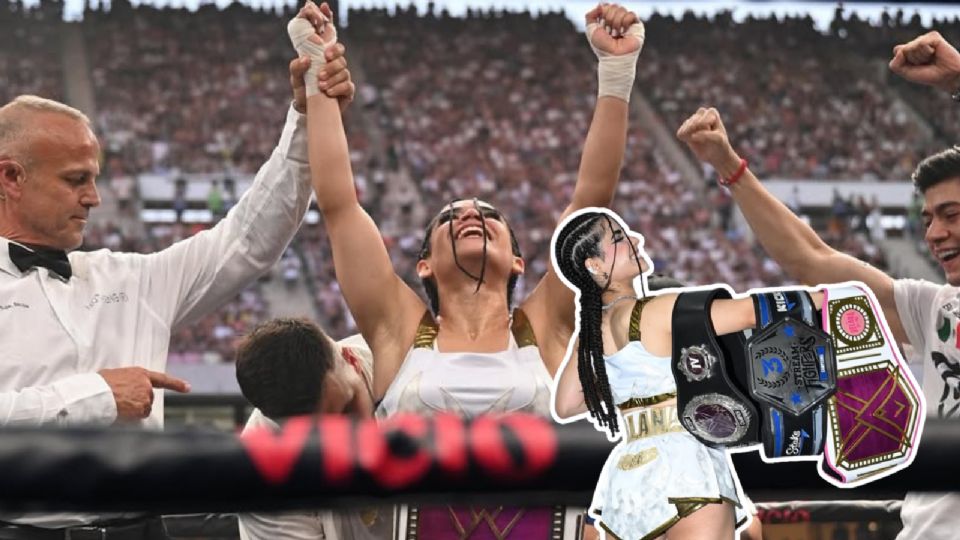 La regia levanta el puño tras su histórica victoria en La Cartuja