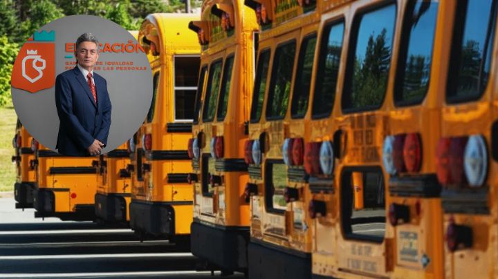 Secretario de Educación de NL evade hablar sobre el transporte escolar obligatorio