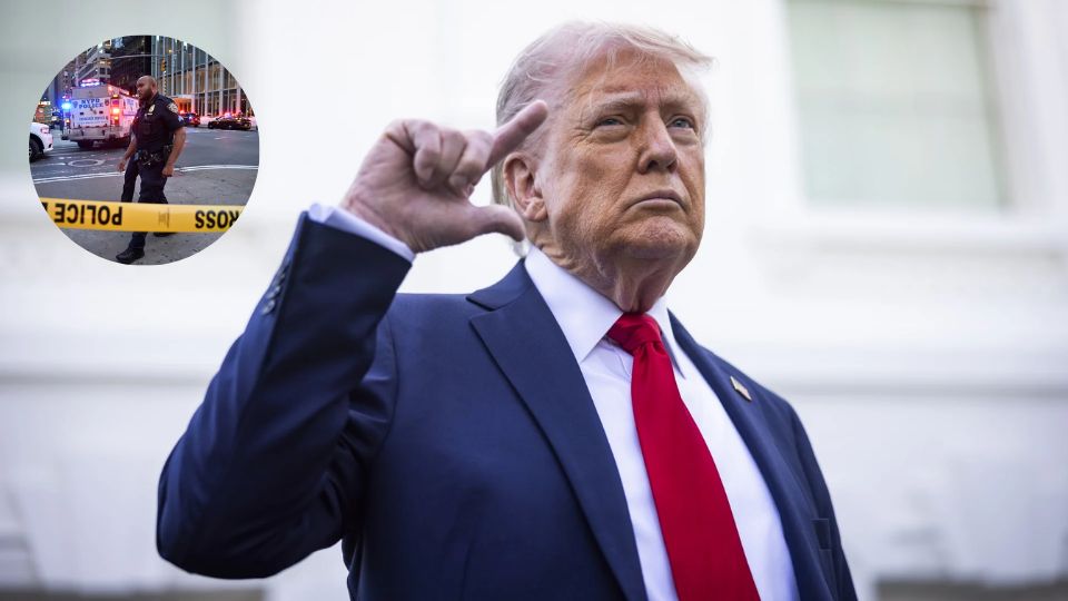 Trump confía en que las autoridades esclarezcan el tiroteo en Manhattan.