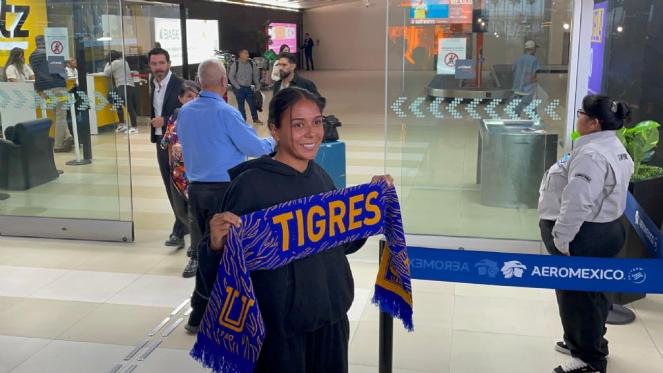La futbolista María Sánchez regresó a la Sultana del Norte para jugar con Tigres Femenil