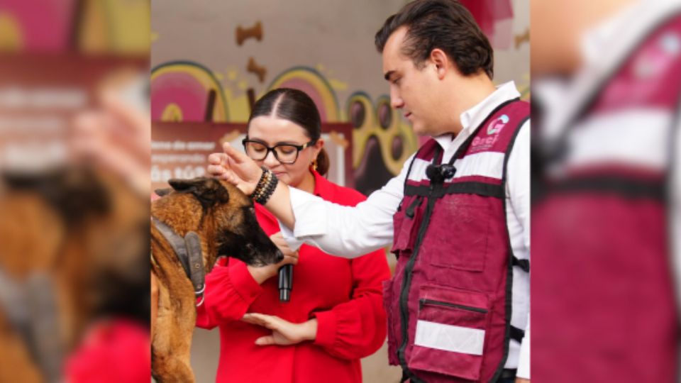 Manuel Guerra impulsa adopción de perrita enferma en García.