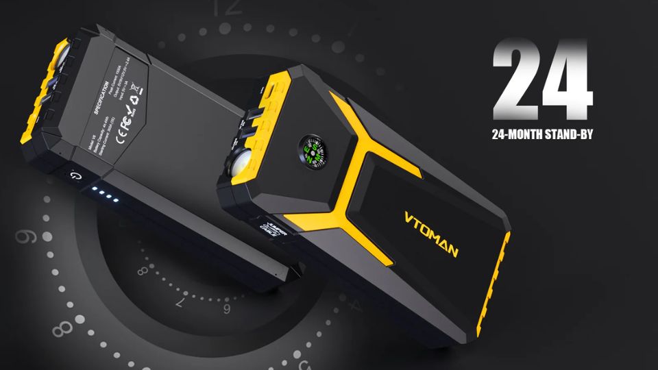 VTOMAN V6 Pro: El arrancador portátil que no puede faltar en tu coche.