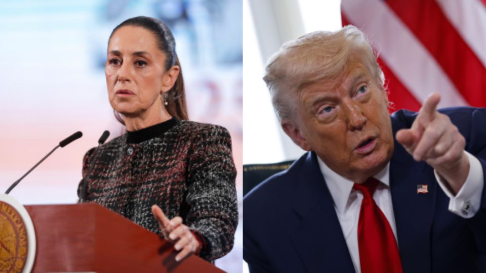 Claudia Sheinbaum y Donald Trump.