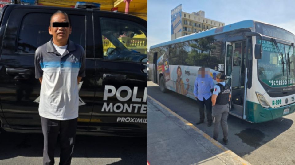 Detenido por acoso a bordo de camión urbano.
