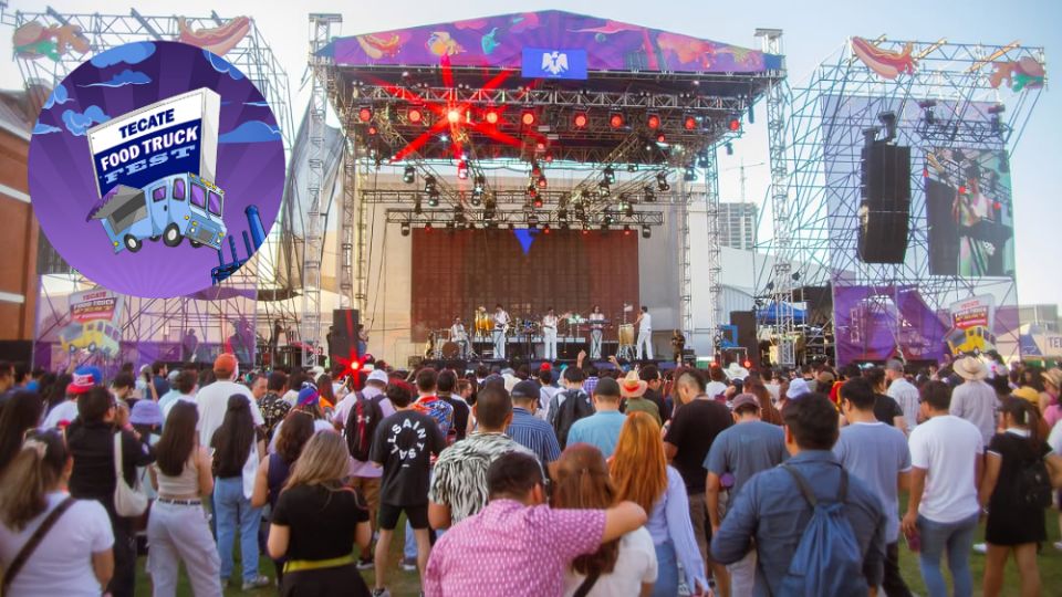 Revelan horarios de los artistas del Tecate Food Truck Fest 2025.