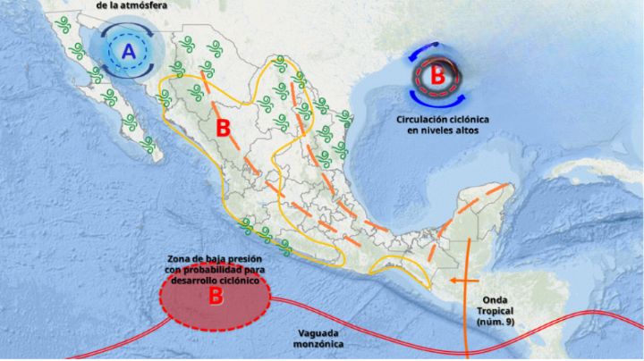 ¿Qué es el monzón mexicano que llegó al país y cómo afectará a Nuevo León?