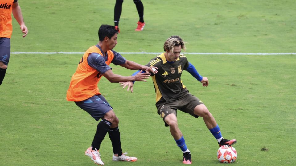 Sebastián Córdova fue uno de los anotadores del partido de exhibición entre Tigres y la Jaiba Brava