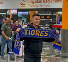 ‘Gacelo’ López ya está en Monterrey: “No lo dudé, Tigres es un gran club”