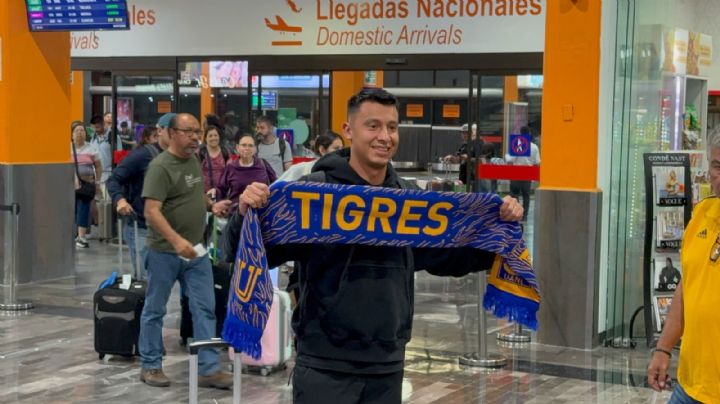 ‘Gacelo’ López ya está en Monterrey: “No lo dudé, Tigres es un gran club”
