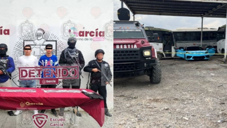 Jóvenes detenidos.